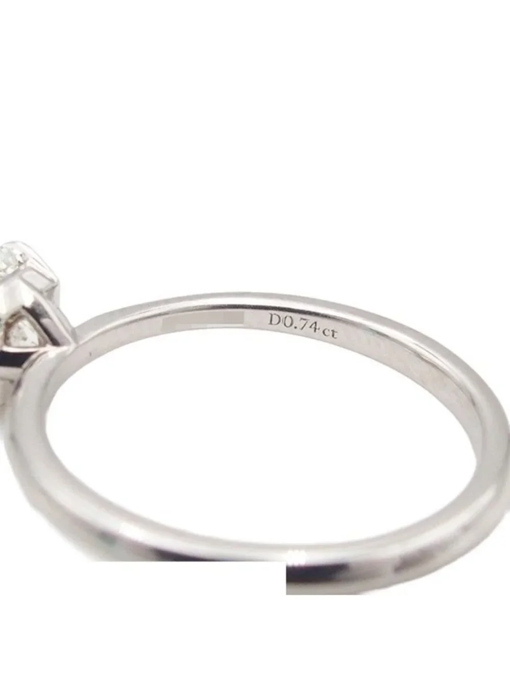 Tiffany & Co True Engagement Ring Platinum Diamond